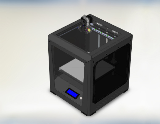 3D打印机250X250X300stp格式缩略图