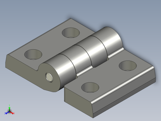 工程塑膠鉸鏈CFH-3D多系列多零件图纸模型