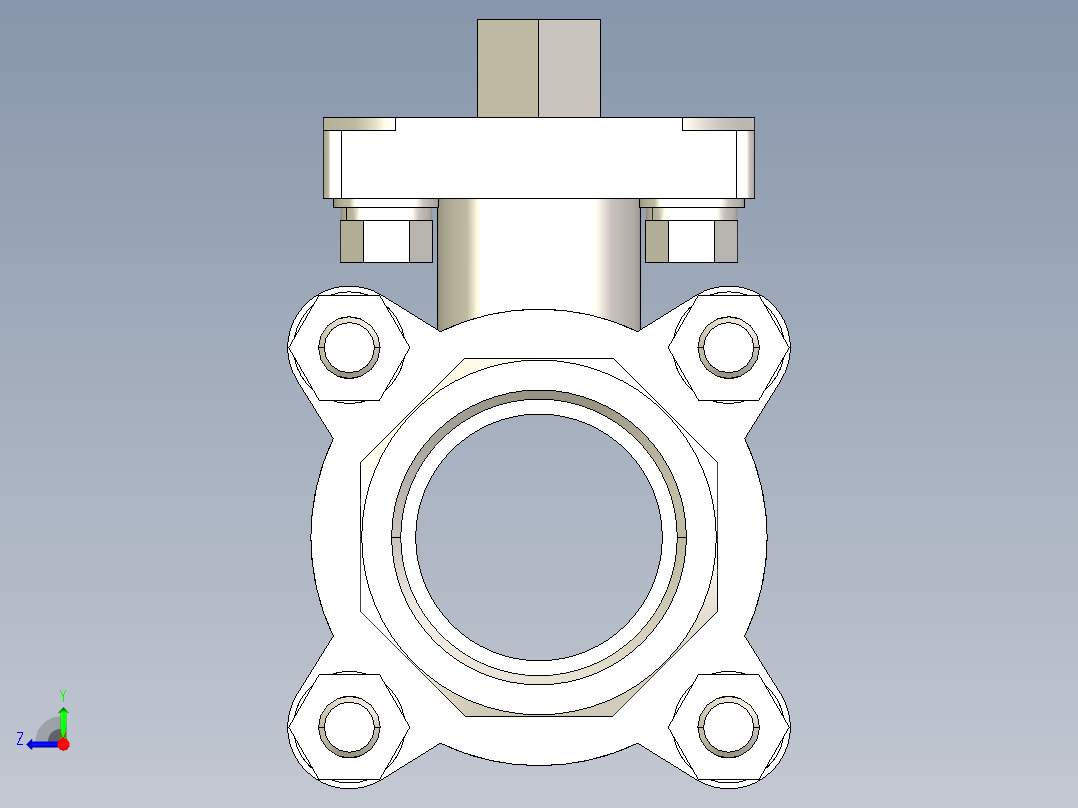 阀门模型-2654_40Quarter_turn_ball_valve右视图