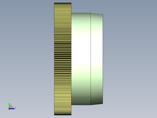 滚筒式分拣机UG三维左视缩略图