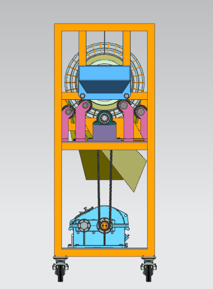 滚筒式分拣机UG三维