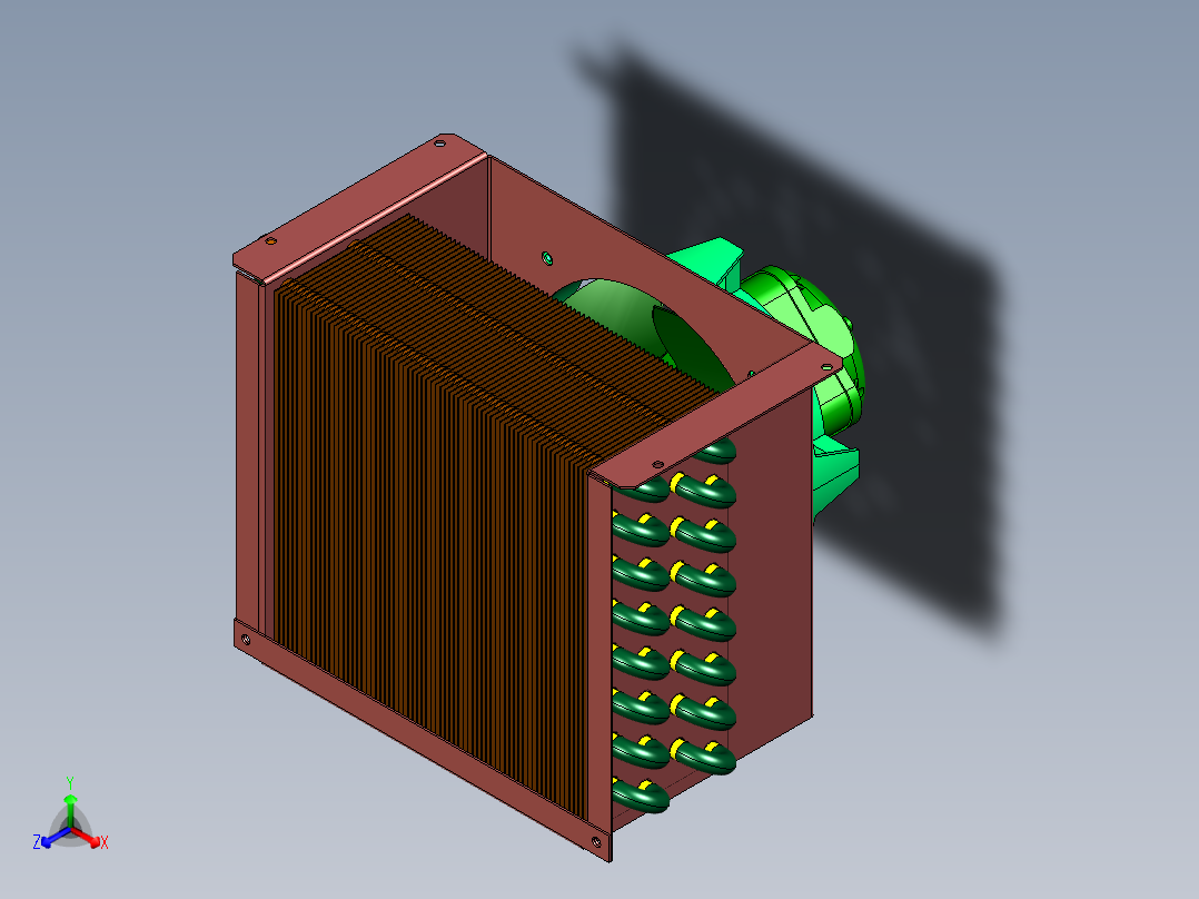 直流DC风冷却液压油换热器