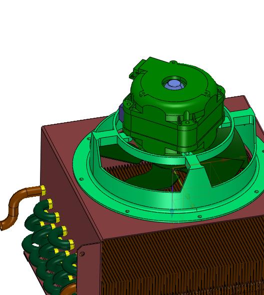 直流DC风冷却液压油换热器