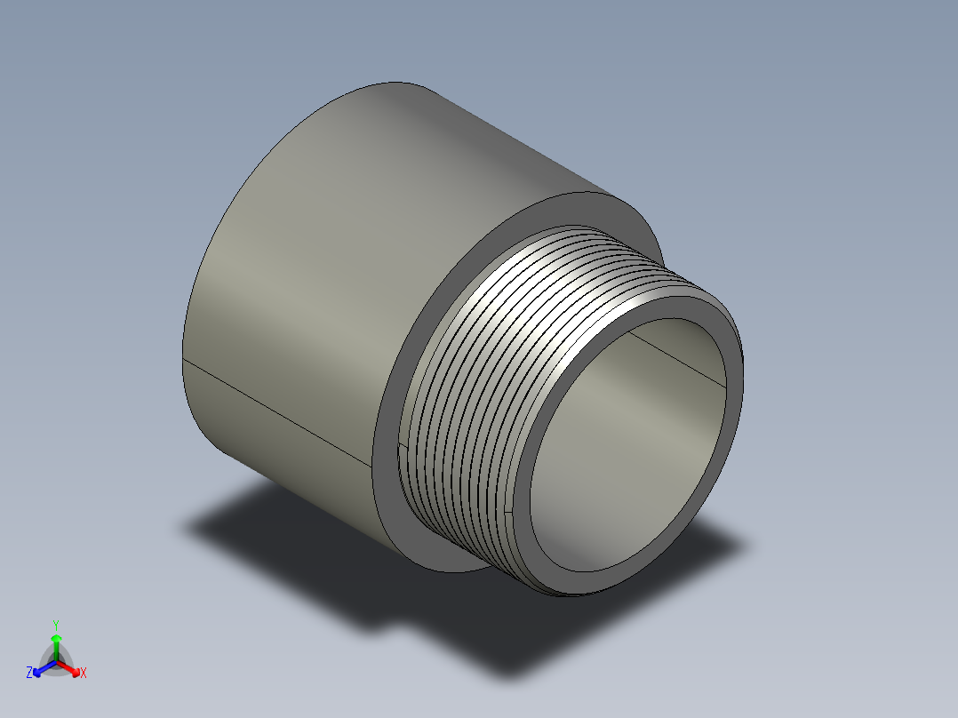 船舶管路系统SeaCor_MaleAdapter_SxMPT_37J136020_2in主视图