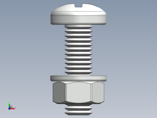 紧固件-M5-0.80 Round Head