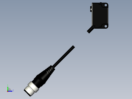基恩士PZ-G52EN_G52EP_R_kc图纸模型左视缩略图