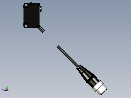 基恩士PZ-G52EN_G52EP_R_kc图纸模型右视缩略图