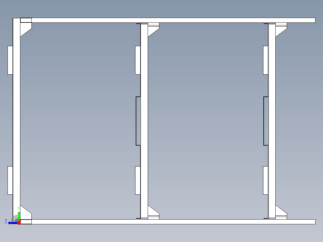 便捷升降式地下立体停车库的设计右视图