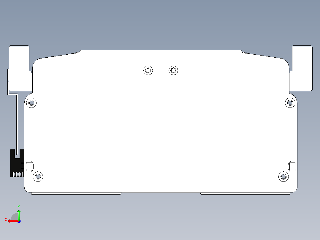 东锦丝杆传动-直线滑台模组DH270-C-L10-S600-BC-T1000W-C3后视图