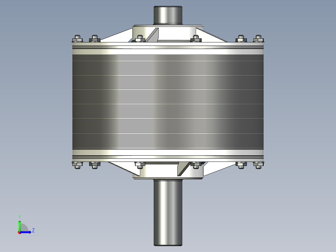 直流电动机左视图