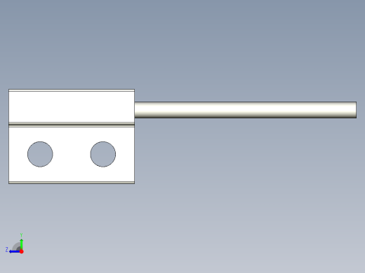 基恩士FU-L54Z_2_kc图纸模型右视缩略图