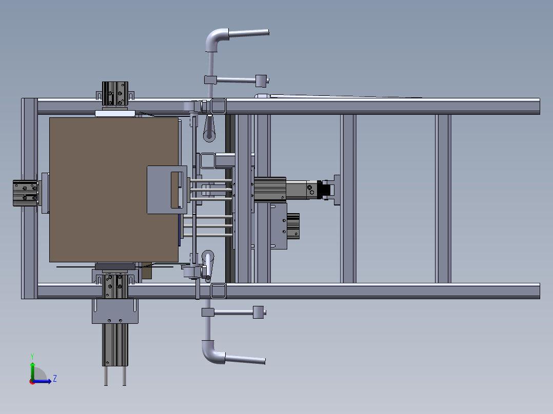 自动装盒机sw18可编辑左视图