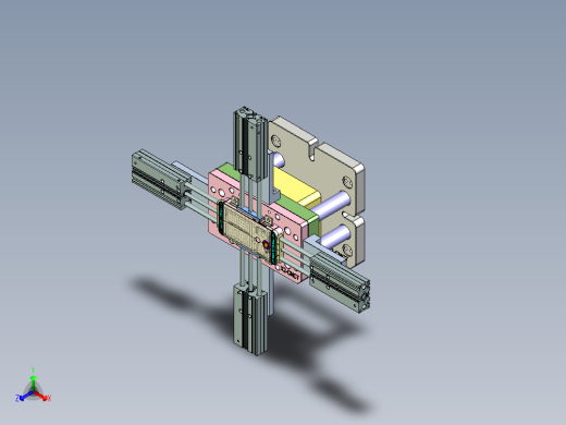X2-笔记本CNC工装夹具三维模型CNC7-1029正等轴测缩略图