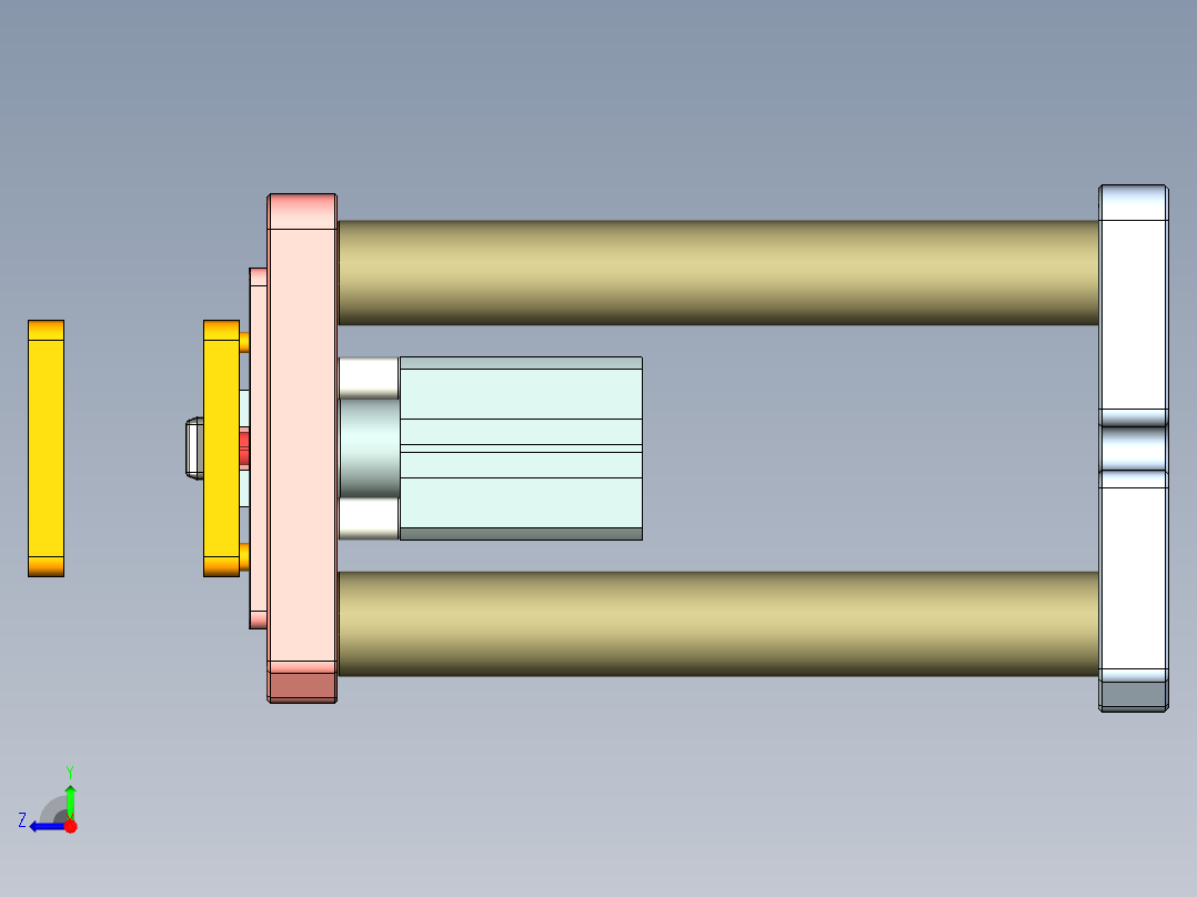 T305-AJ-笔记本CNC工装夹具三维模型CNC4-0621右视图