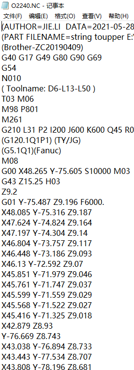 笔记本C壳开粗内腔程序模型