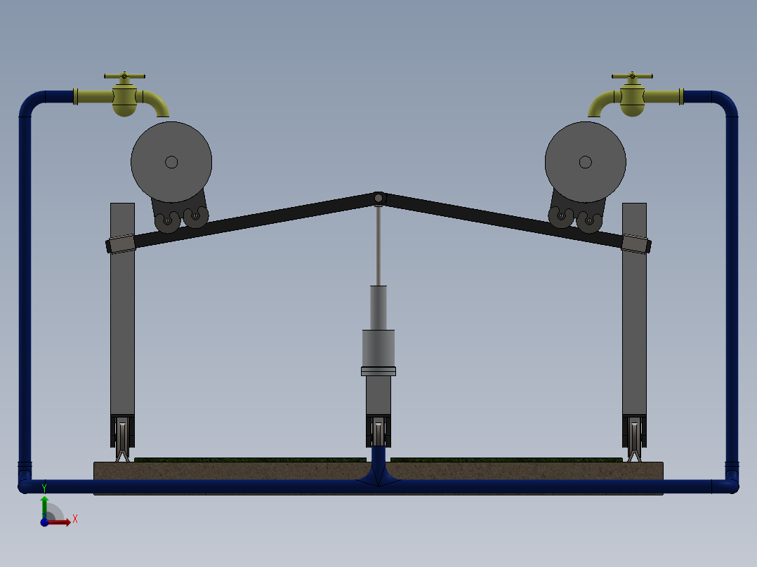灌溉系统前视图