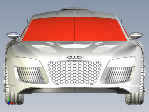 汽车尾翼(5)前视缩略图