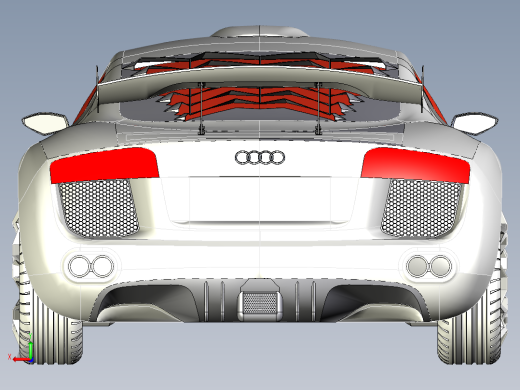 汽车尾翼(5)后视缩略图