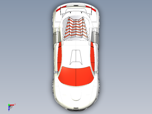 汽车尾翼(5)俯视缩略图