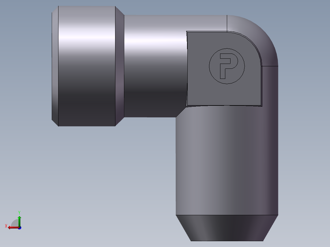 90度焊接接头、1DW9-20-12后视图