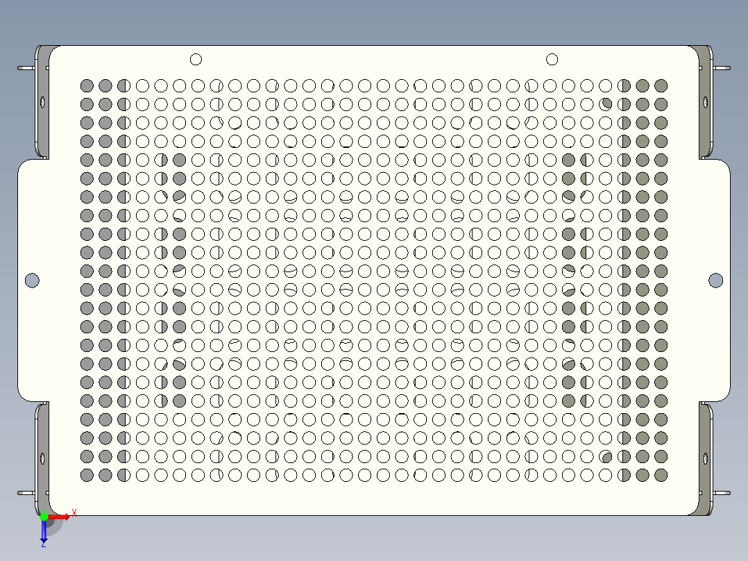互扣式拼装野营烧烤炉俯视图