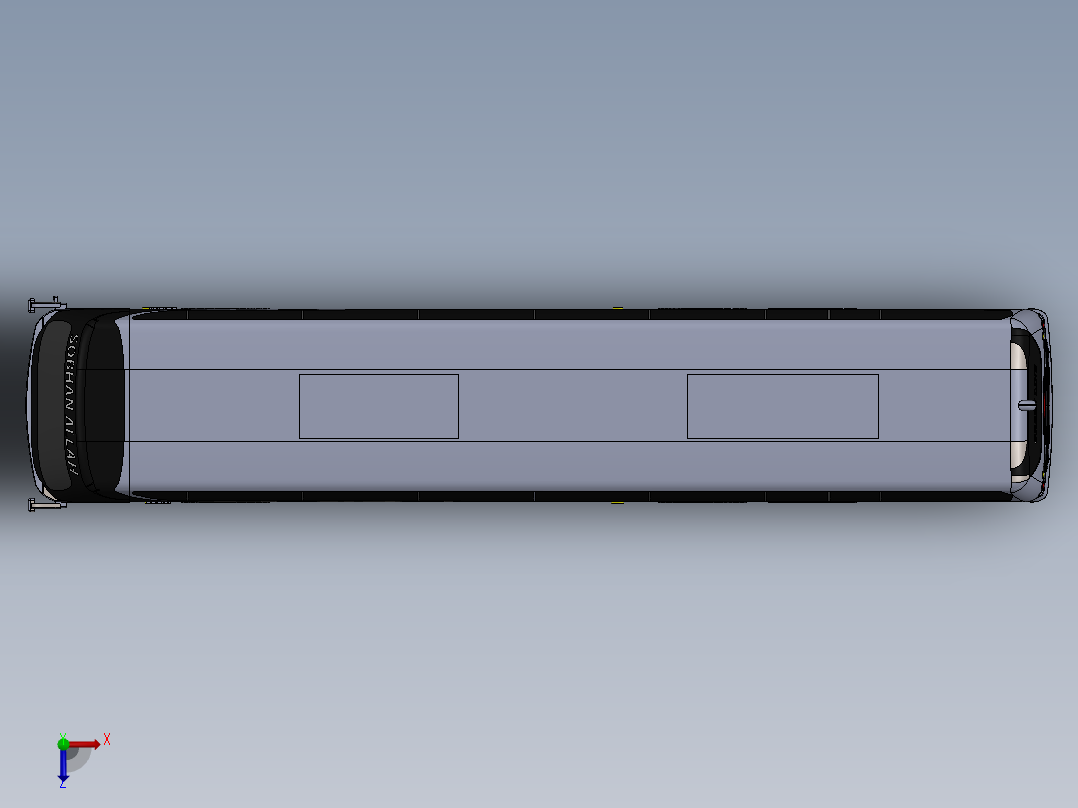 客车、公交车(18)俯视图