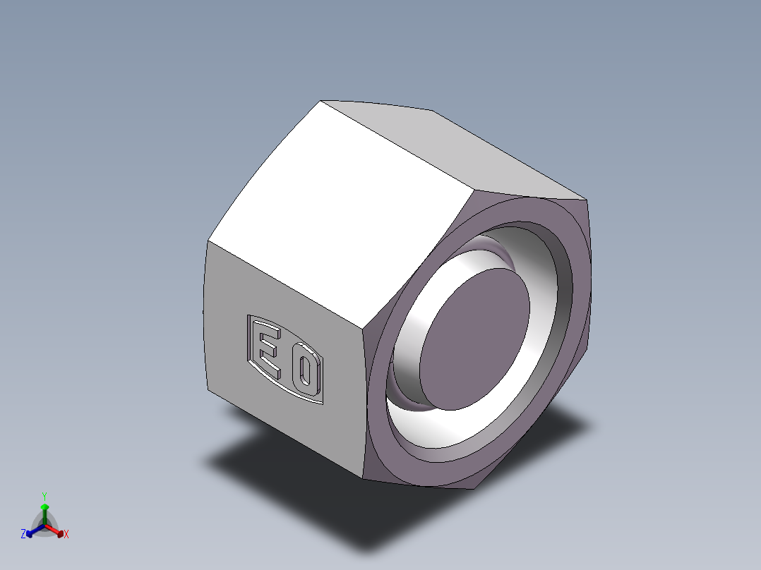 锥孔螺堵、9D-20正等轴测图