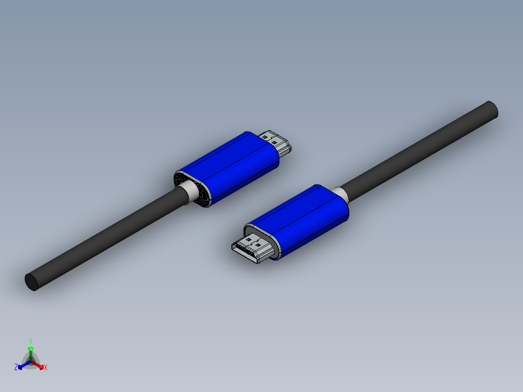 接插件(41)正等轴测图