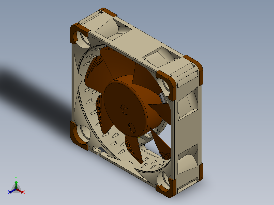 风扇(59)正等轴测图