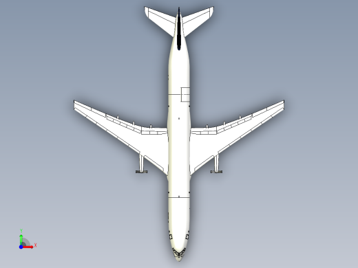B3003708-空客 A350F飞机前视缩略图