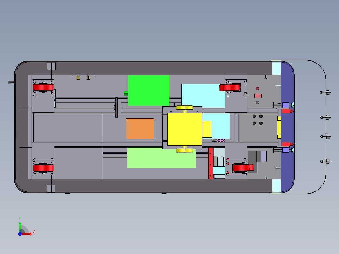 AGV小车、AGV(10)前视图