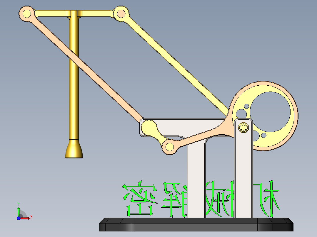 DH0124盖章机构前视图