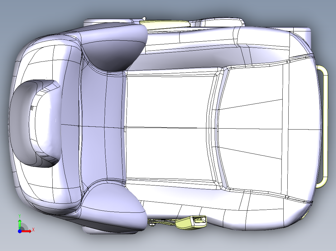 丰田普锐斯 - 完整车辆模组前视图