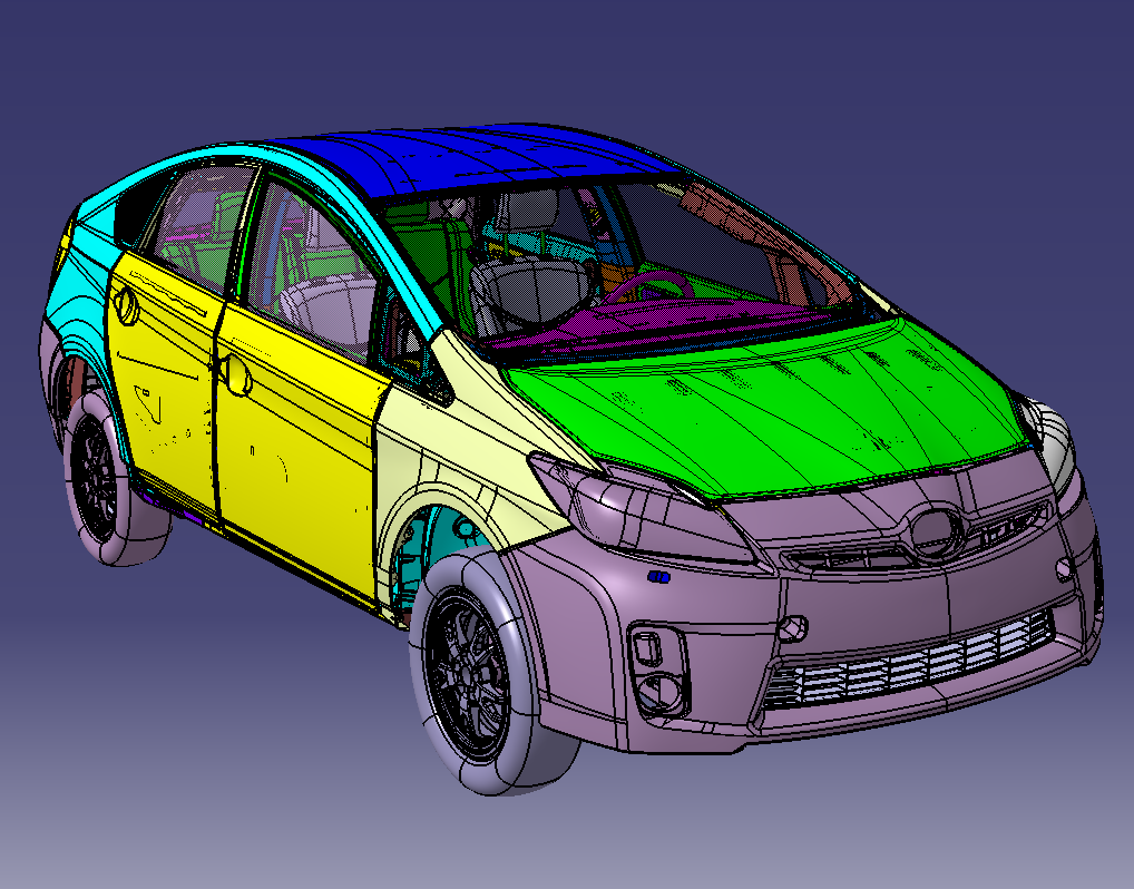 丰田普锐斯 - 完整车辆模组