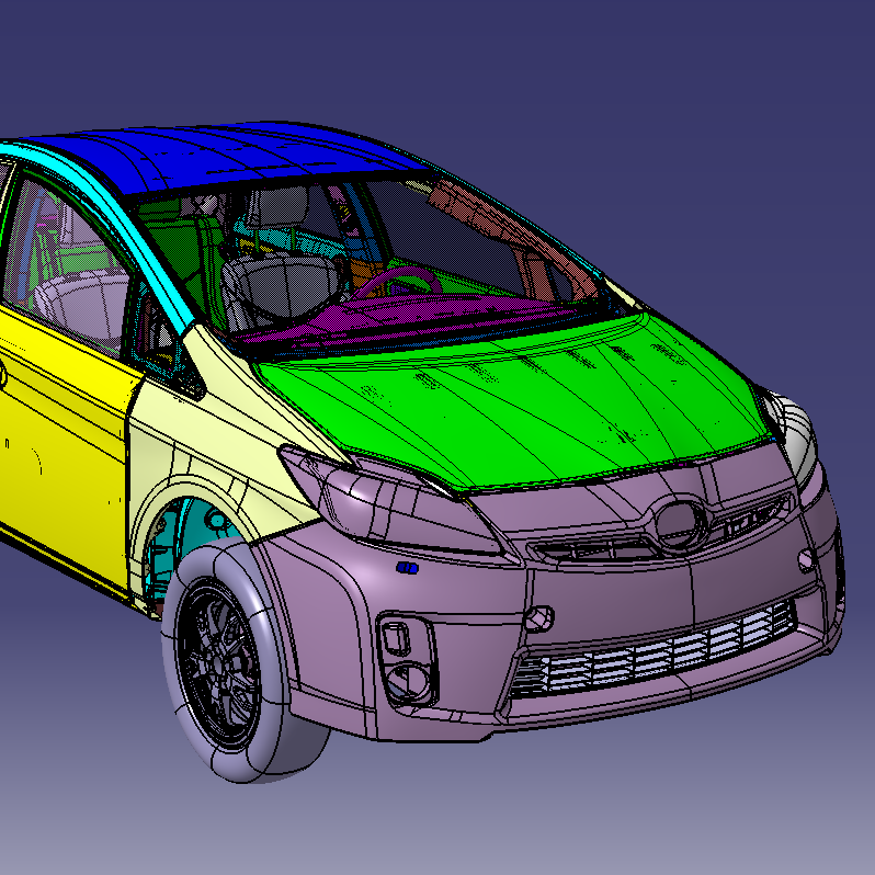 丰田普锐斯 - 完整车辆模组