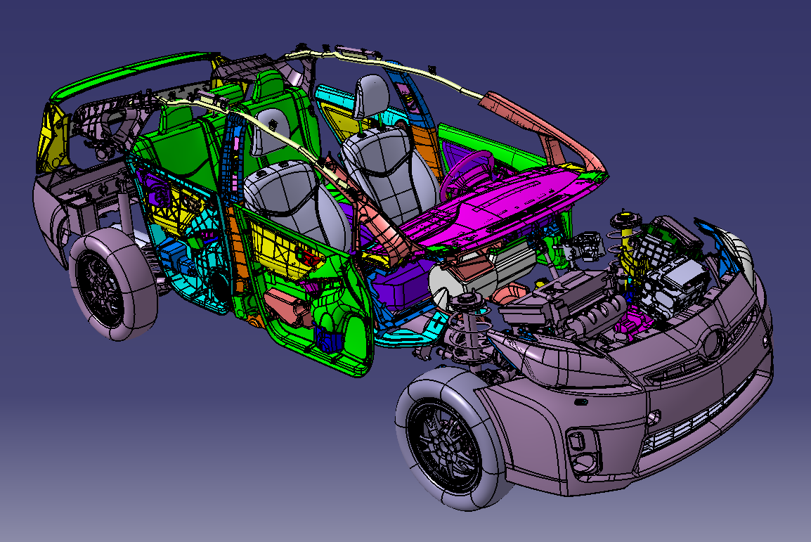 丰田普锐斯 - 完整车辆模组