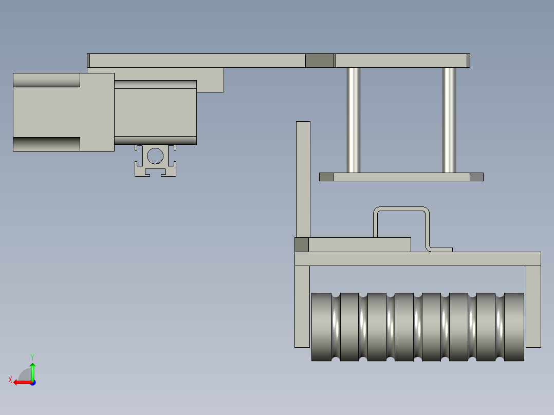 抓取装置---线路板-33后视图