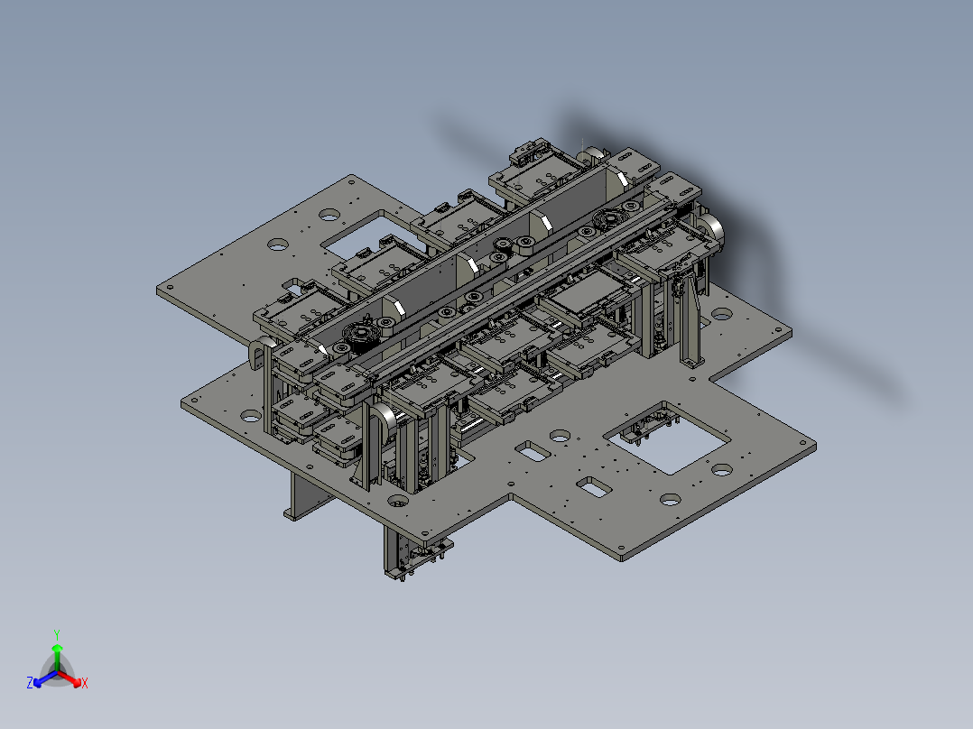 SAWH02-03100A0超声焊治具回流正等轴测图