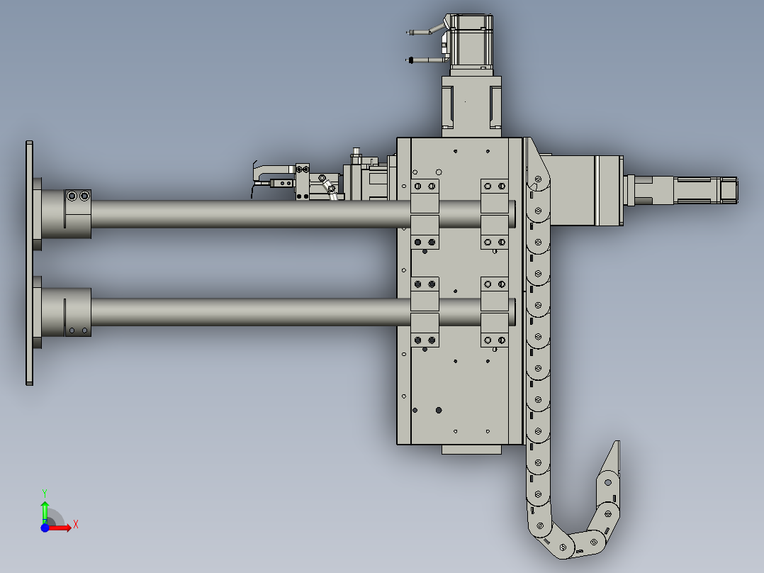 弹片组装-弹片组装-1X2前视图