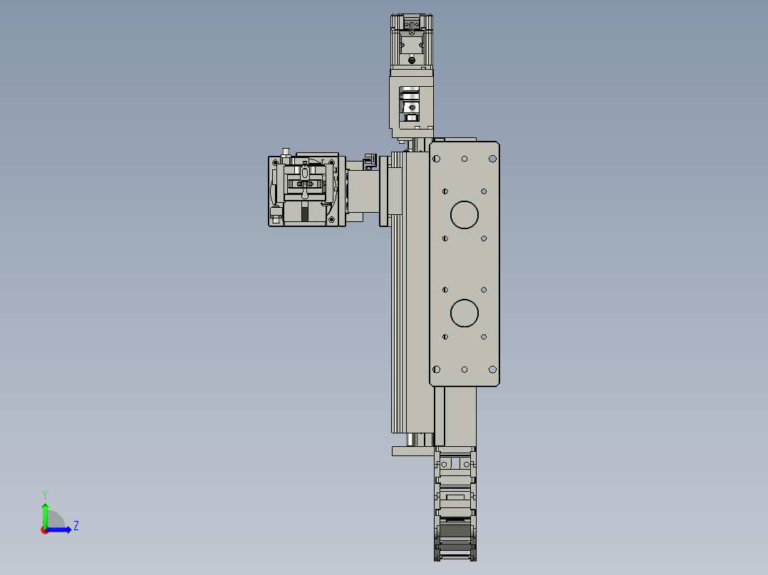 弹片组装-弹片组装-1X2左视图
