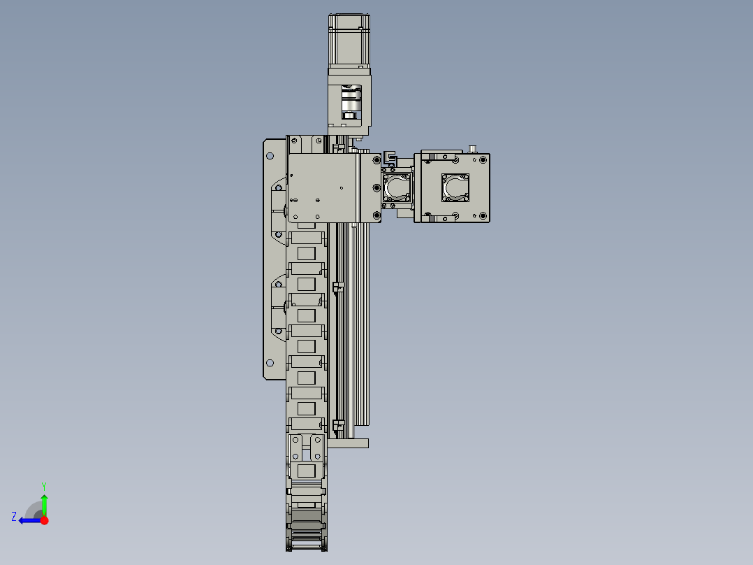 弹片组装-弹片组装-1X2右视图
