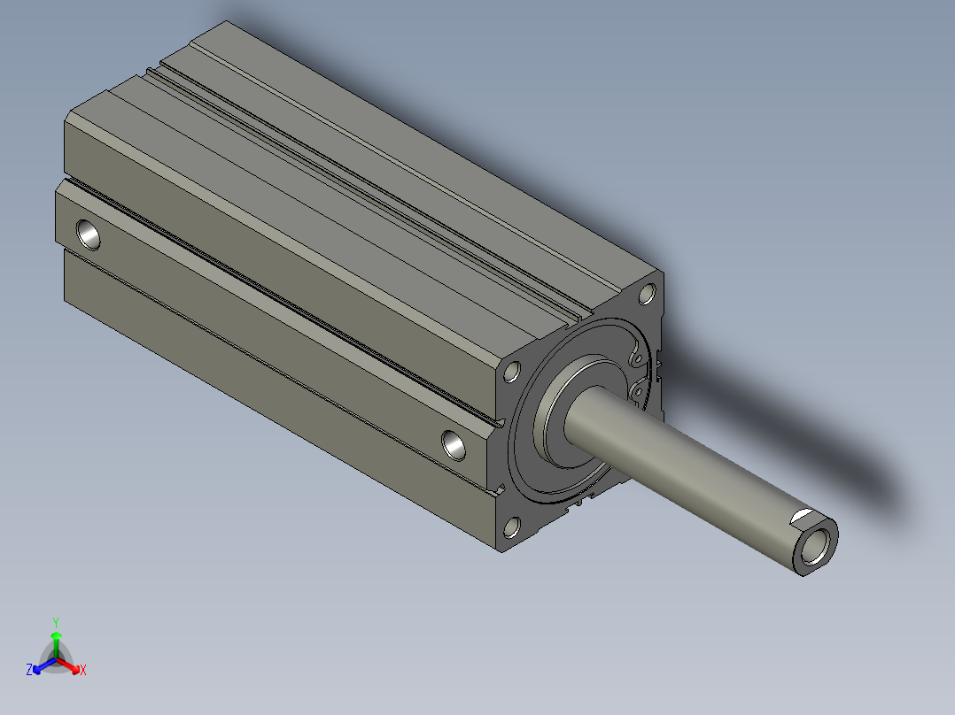 ACQ100x225S超薄气缸主视图
