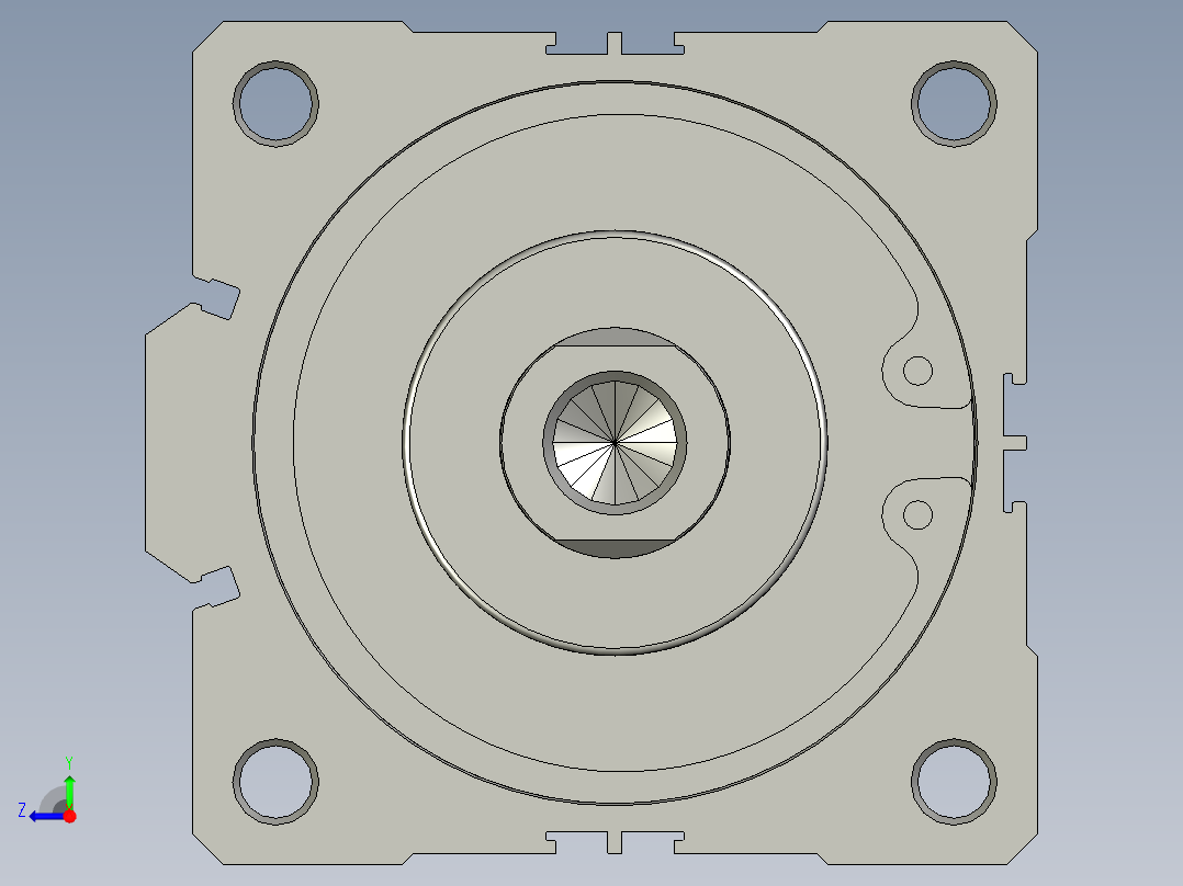 ACQ100x225S超薄气缸右视图