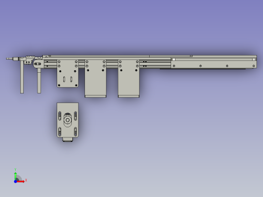 泵盖送料线前视缩略图