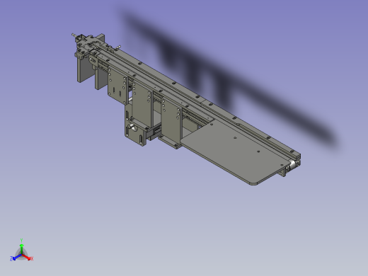 泵盖送料线正等轴测缩略图