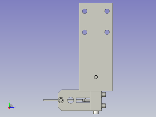 压间隙工位组装左视缩略图