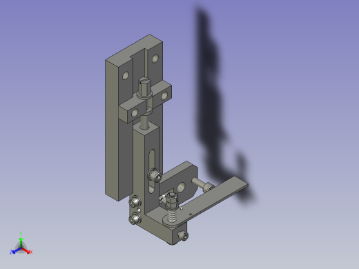 压间隙工位组装正等轴测缩略图
