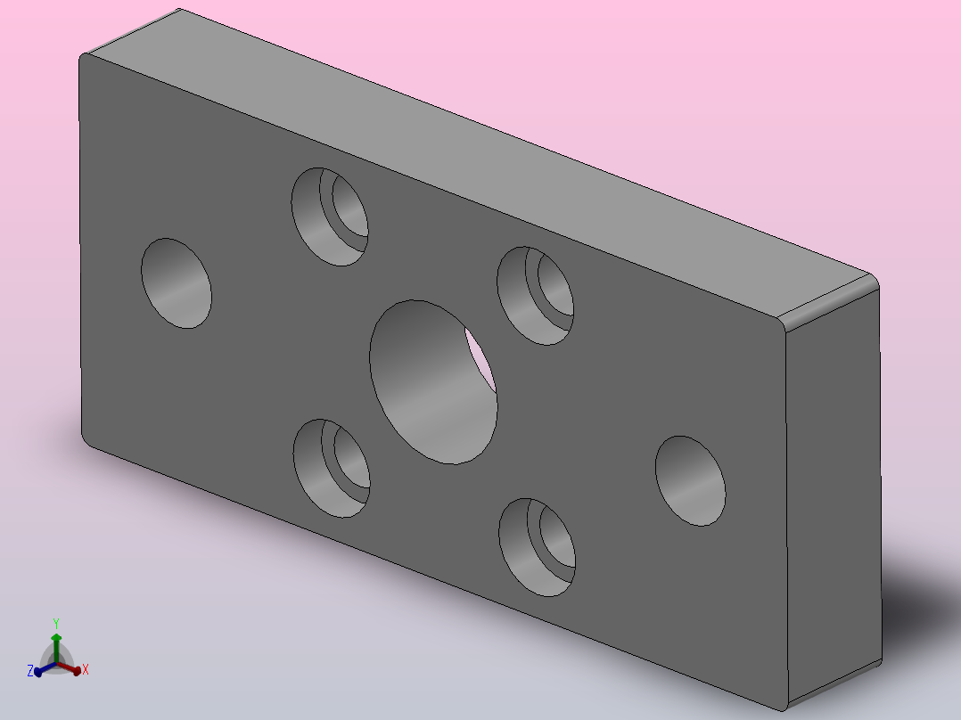 FA╱FB法兰连接板[FA╱FB12法兰]主视图