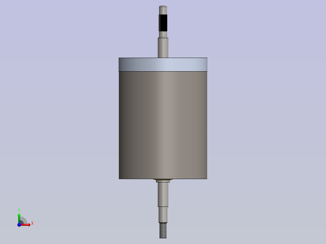 可调节的直流电机前视图