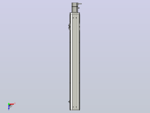 SYS12-BC-700-200W滚珠花健、支撑座、滚珠丝杠、交叉导轨、直线模组.STEP俯视缩略图